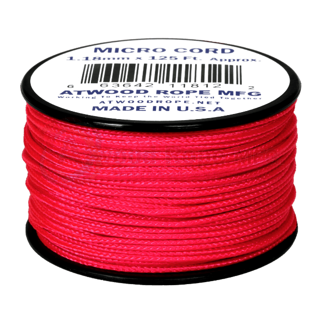 1.18mm Micro Cord - Pink – Atwood Rope MFG