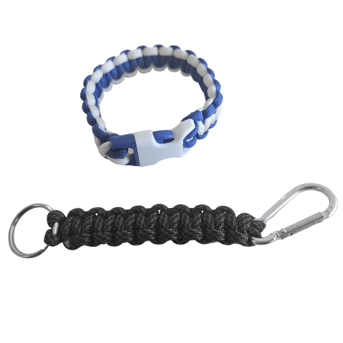 Group Paracord Kit 10 Pack Bracelets & Keychains - Cams Cords